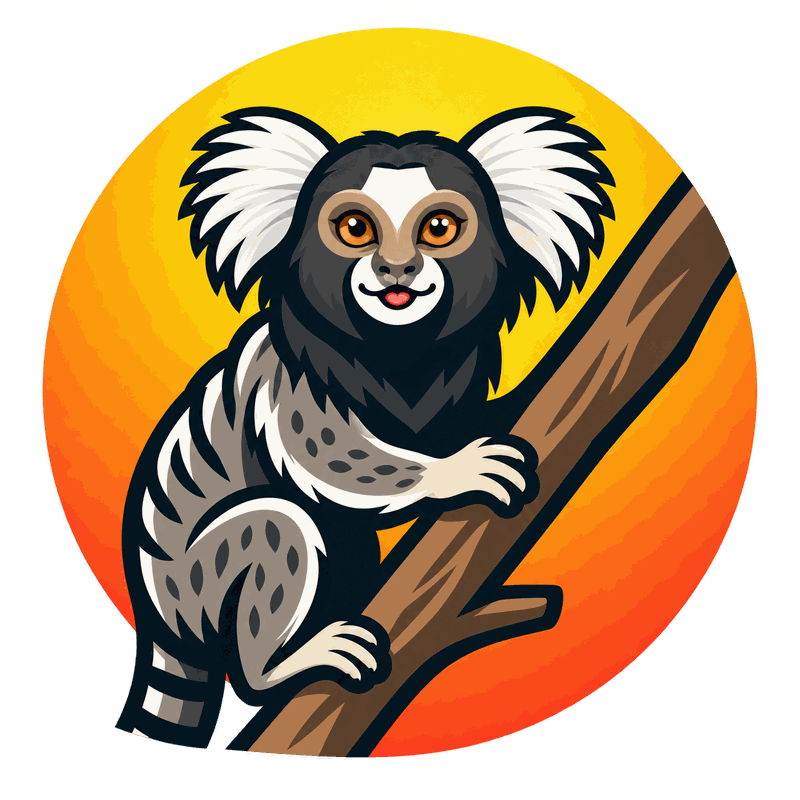 Sagüin's marmoset mascot